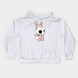 Cute skull bunny Kids Hoodie